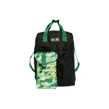 Adidas LEGO Collaboration Recycled Polyester Backpack Kids' Black & Green