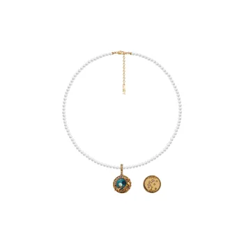 Masw Gold Plated Copper Faux Pearl Necklaces Women's