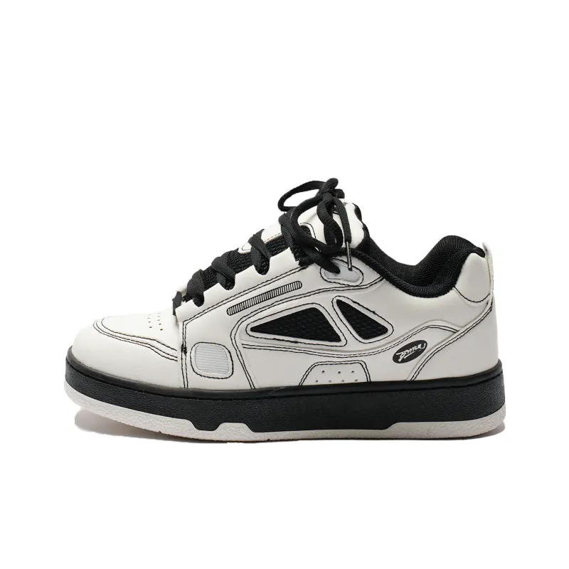 T628 Non slip Lightweight Low Top Skateboard Shoes Unisex-25