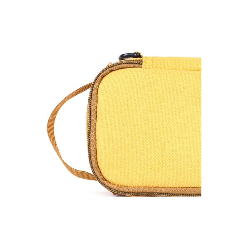 Rough Enough Canvas Bag, Portable Storage Bag Unisex Yellow-3