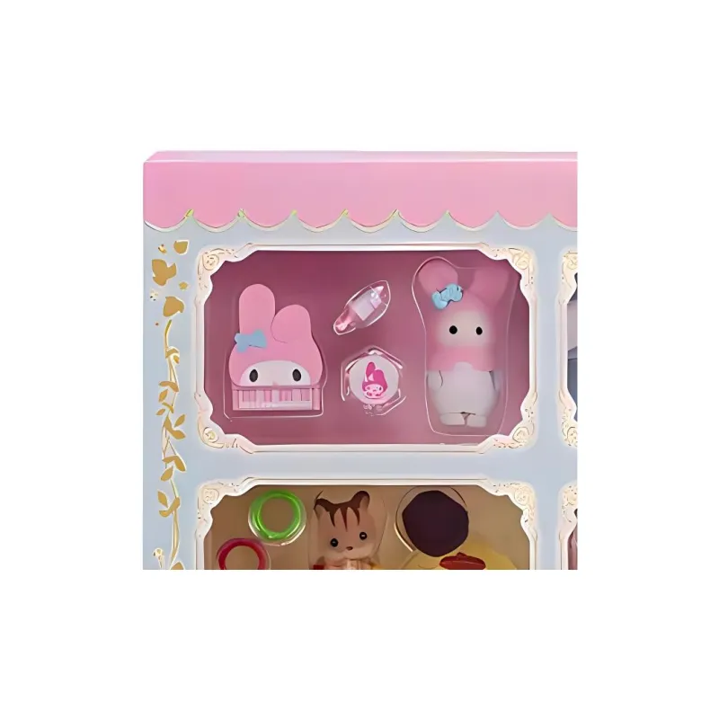 Sylvanian Families Sanrio Collaboration Set Box Dolls Plush Doll Trumpets High-3