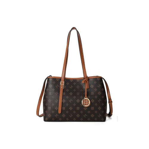 MEXICAN PVC Totes Handbag Shoulder Bag Regular Women's Coffee Brown/Dark Brown