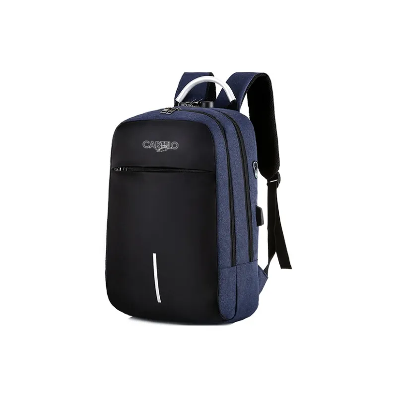 CARTELO Polyester Travel Bag Laptop Bag Backpack Medium Size Men's Multicolor-6