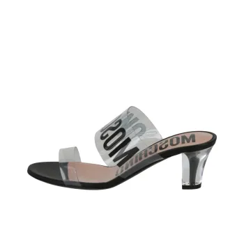 MOSCHINO Slide Slippers 5cm Women's Black