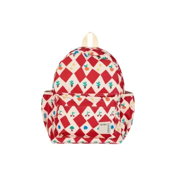 BOBO CHOSES Recycled Polyester Backpack Kids' Red