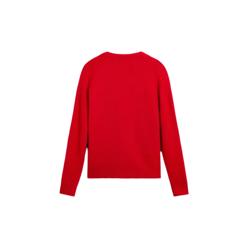 ZARA New Year Knitwear Men Red-1