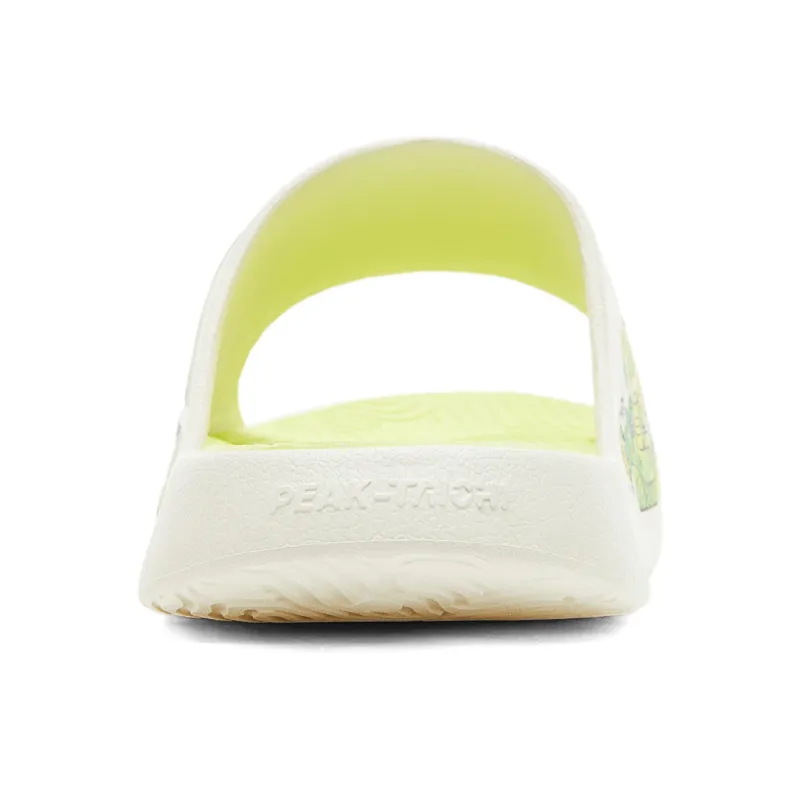 PEAK State Pole Classic Drag Slip Resistant Abrasion Resistant Slide Slippers Men's White Green-4
