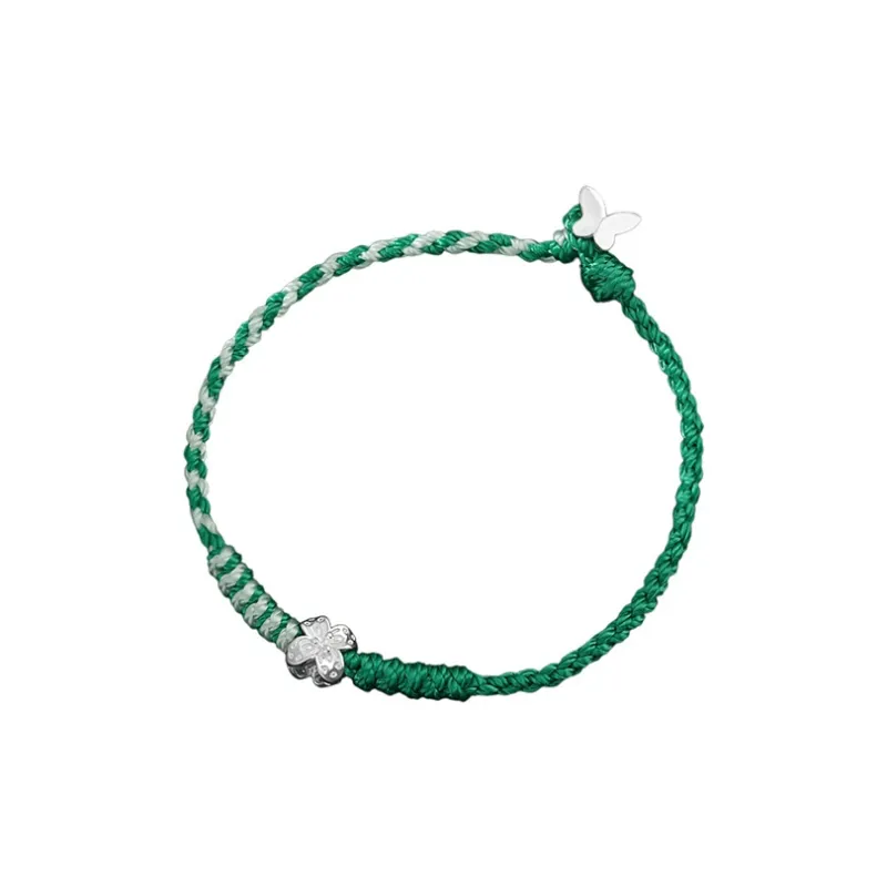 Heart Grass S925 Silver Bracelets Women's-0
