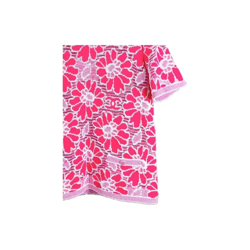CHANEL Regular T-Shirt Women's Red-4
