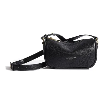 OKEKE Pu Crossbody Bag Shoulder Bag Regular Unisex Dark Brown/Black/Khaki/Light Brown