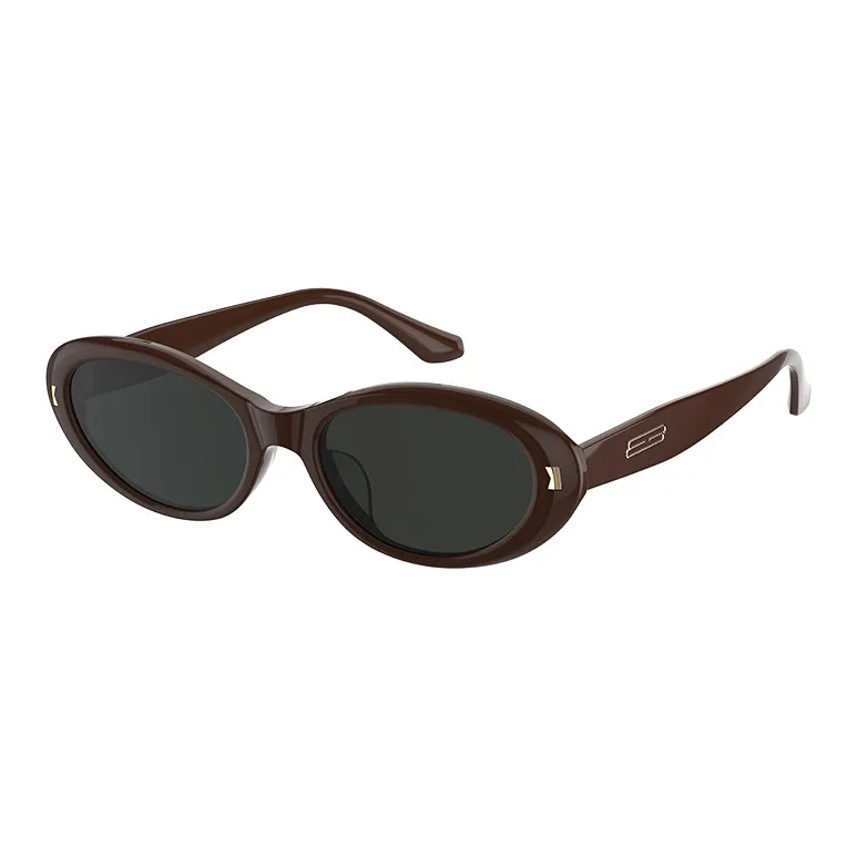 HELEN KELLER Plate Frame Cat Eye Sunglasses Unisex-8