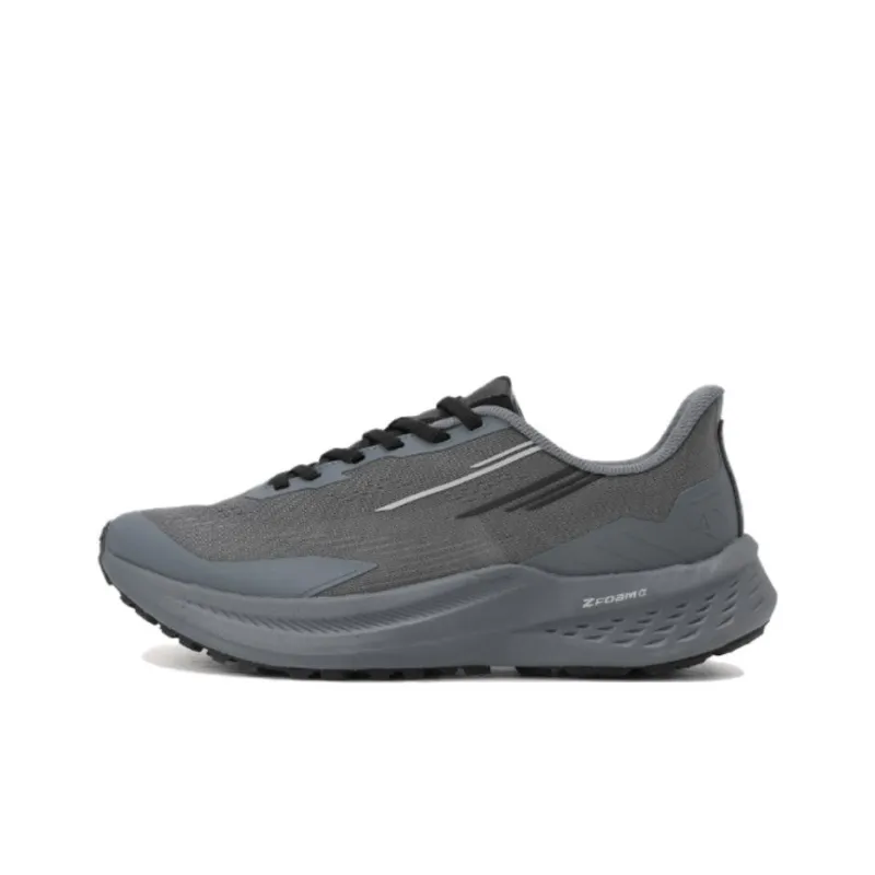 DESCENTE Flyvista Anti Slip Wear Resistant Low Top Casual Running Shoes Unisex Gray-0