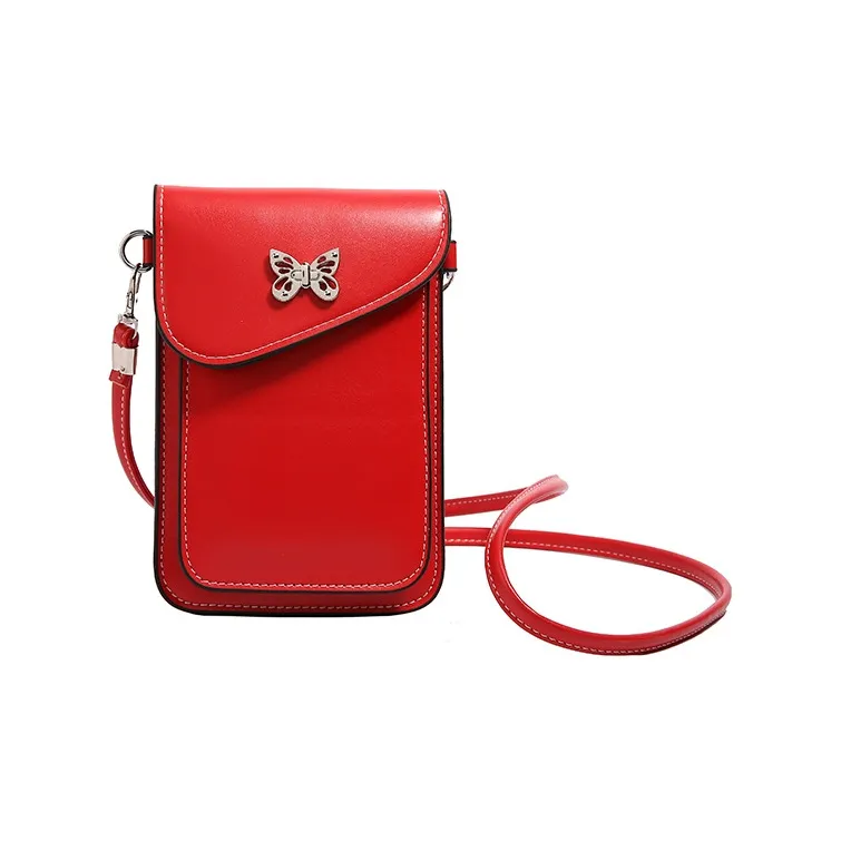 OKEKE PU Crossbody Bag Shoulder Bag Regular Women's White/Black/Pink/Red/Blue/Green-13