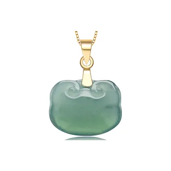 PEARL QUEEN Glutinous Jade Jadeite Necklaces Unisex