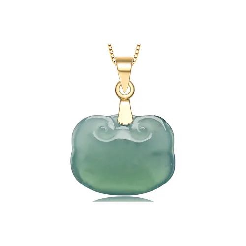 PEARL QUEEN Glutinous Jade Jadeite Necklaces Unisex