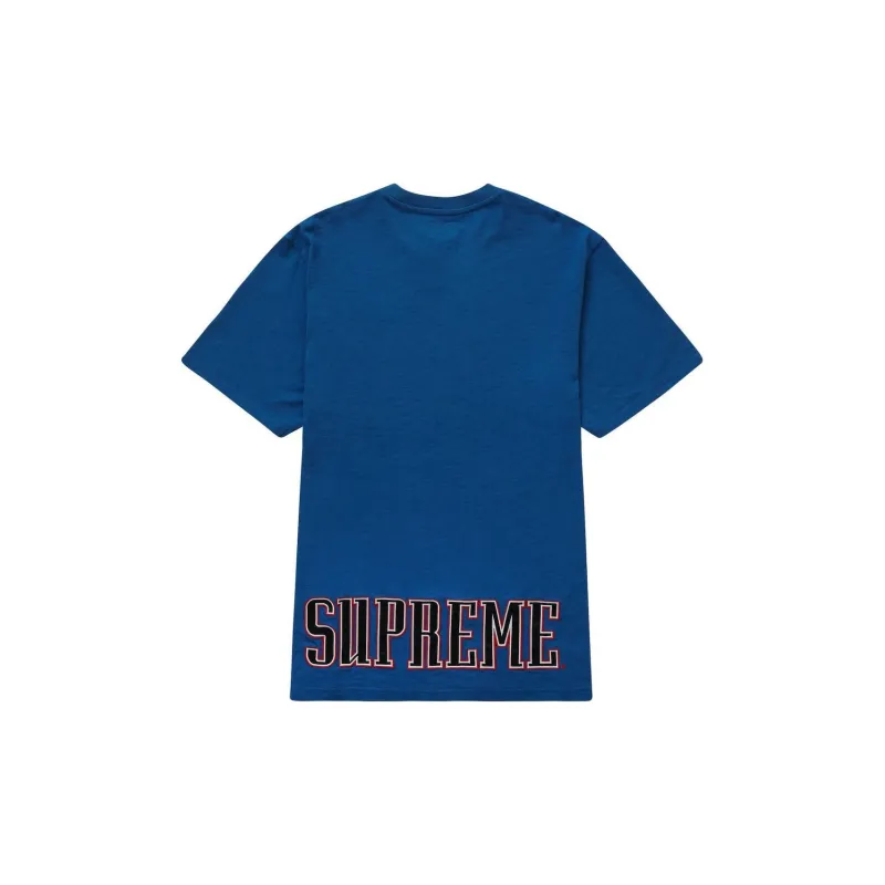 Supreme Contrast Appliqué S/S Top-1