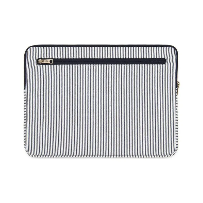 Lee Cotton Laptop Bag Unisex White & Black-1