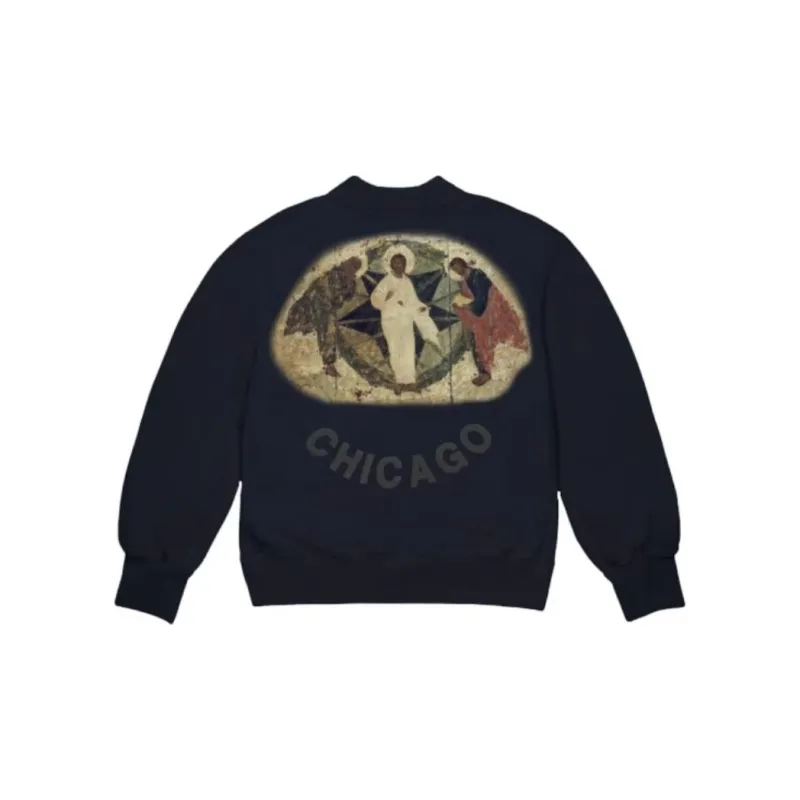 Kanye West Jesus Is King Chicago Painting Crewneck-1