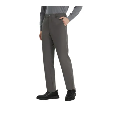 LESS IS MORE Suit Trouser Men's Brown Gray