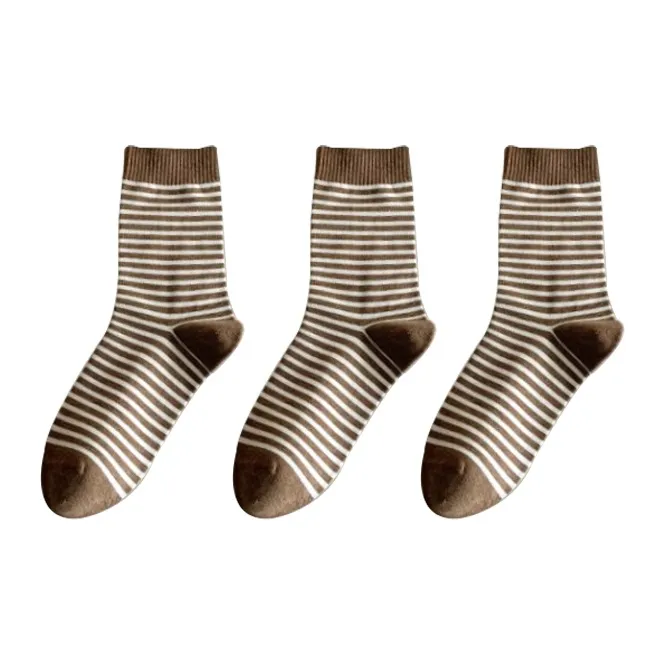 Caramella Mid Calf Socks Women's Shopping Bag Combo Set-14