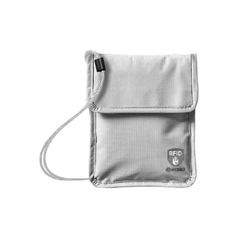 COTECi Polyester Passport Holder Small Size Unisex Black/Gray-0