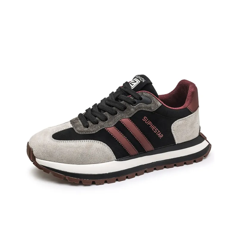 SENGUIBUCK Slip Resistant Breathable Lightweight Low Top Casual Shoes Men's-2