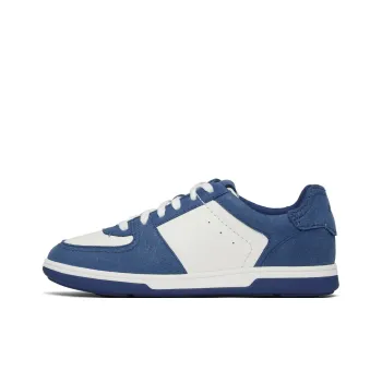 Clarks Low Top Skateboard Shoes Women's White & Blue