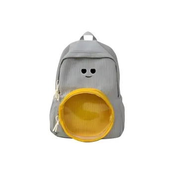 MOK Strips Backpack Unisex White/Army Green/Blue/Brown