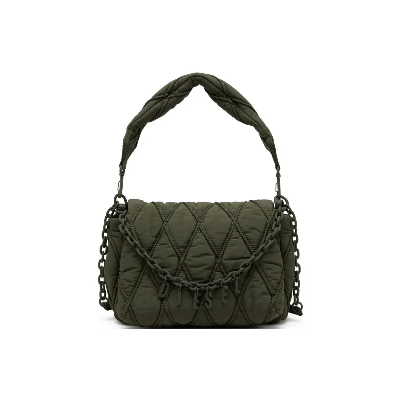 DIESEL Nylon Crossbody Bag Shoulder Bag Women's Green-0