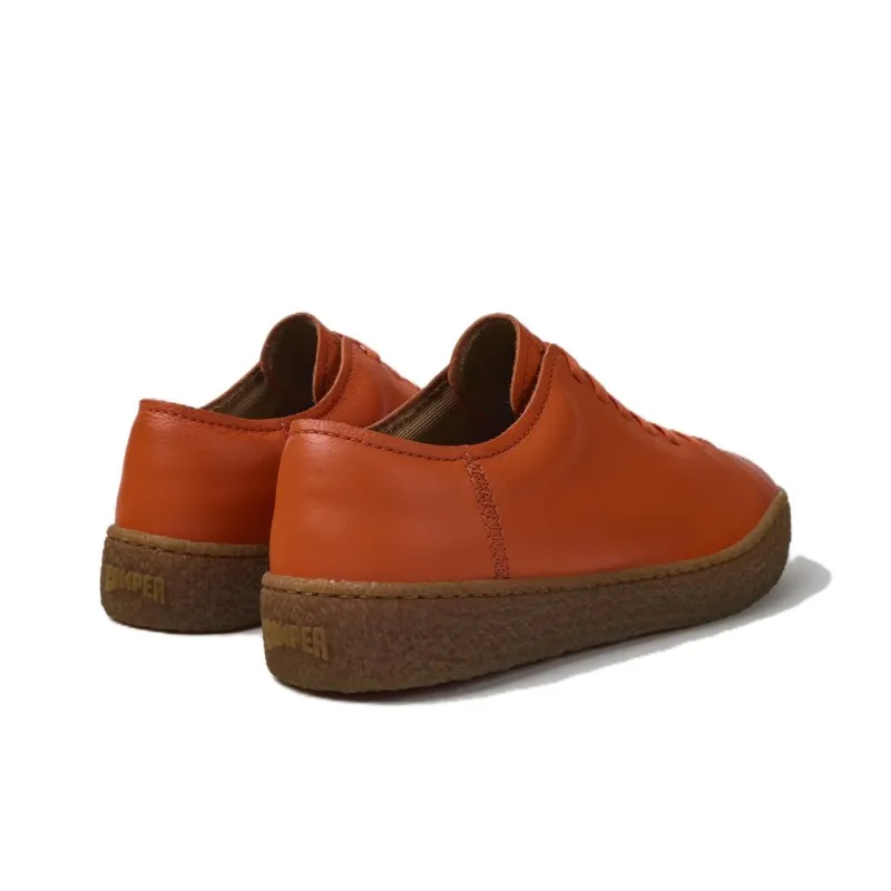 CAMPER Peu Terreno Slip Resistant Low Top Skateboard Shoes Men's Orange-1