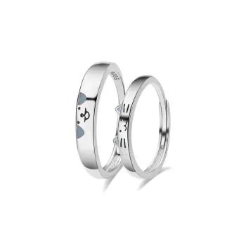 Muyan S999 Fine Silver Rings Unisex