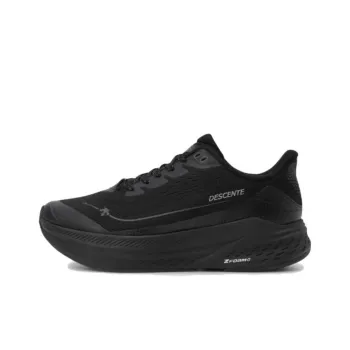 DESCENTE AERO RISE Anti Slip Wear Resistant Low Top Casual Running Shoes Unisex Black