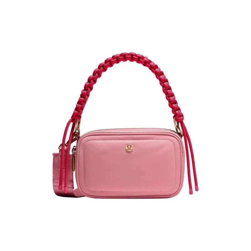 Lululemon Recycled Nylon One Shoulder Handbag Women's Pink-0