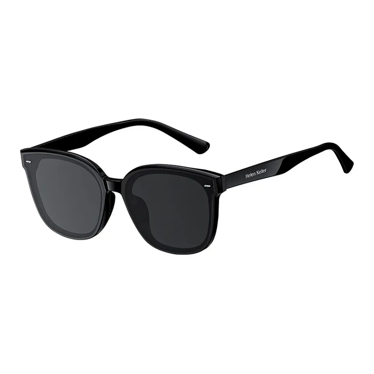 HELEN KELLER Plate Frame Square Sunglasses Unisex-1