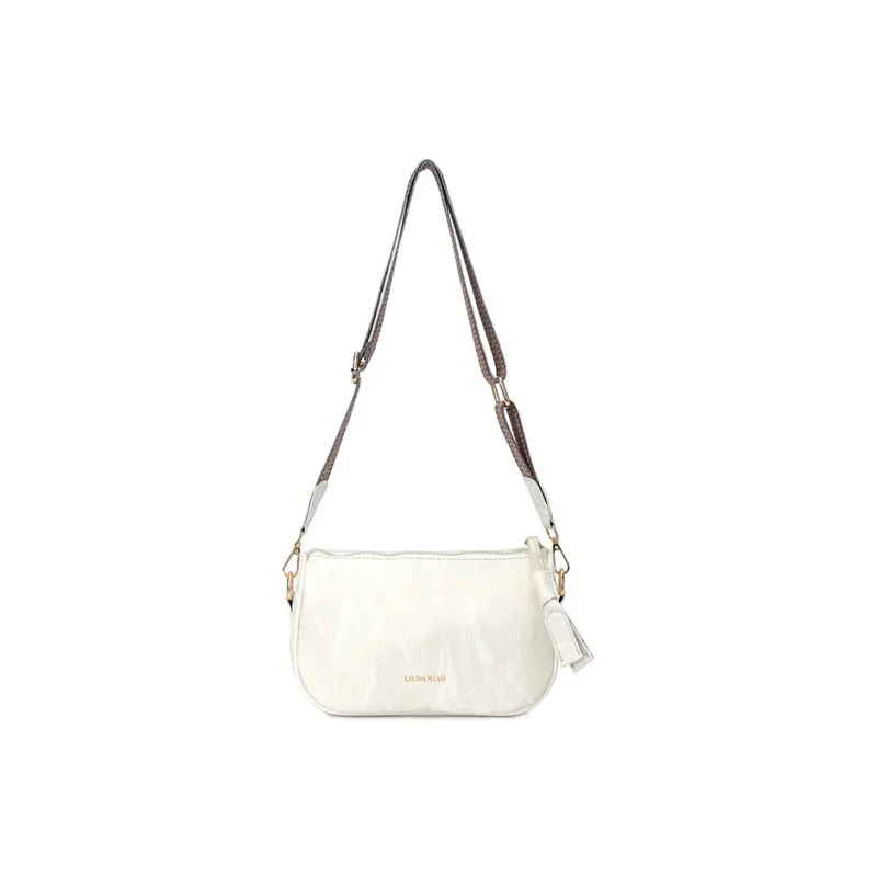 OKEKE Pu Crossbody Bag Regular Unisex White/Black/Pink/Gray/Blue/Green-0