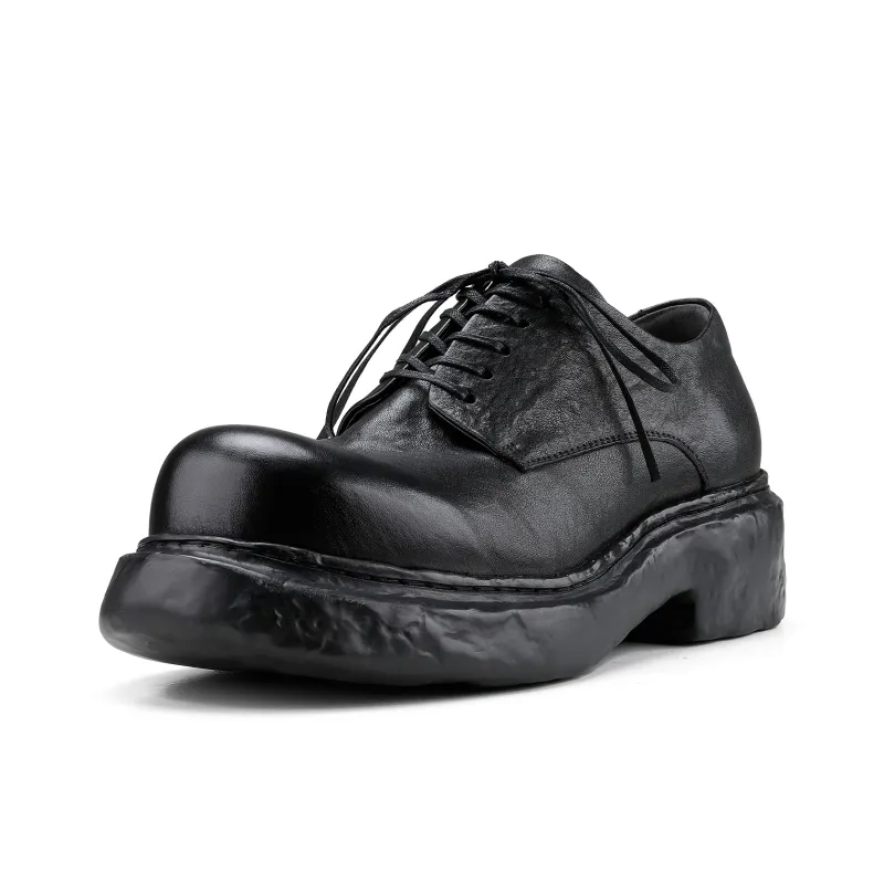 HANQIAORIJI Broken Cocoon Series Casual Shoes Men's Black-1