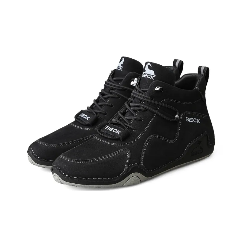 BECK Cushioned Wear Resistant Water Resistant And Wide Coverage High Top Casual Shoes Men's-2