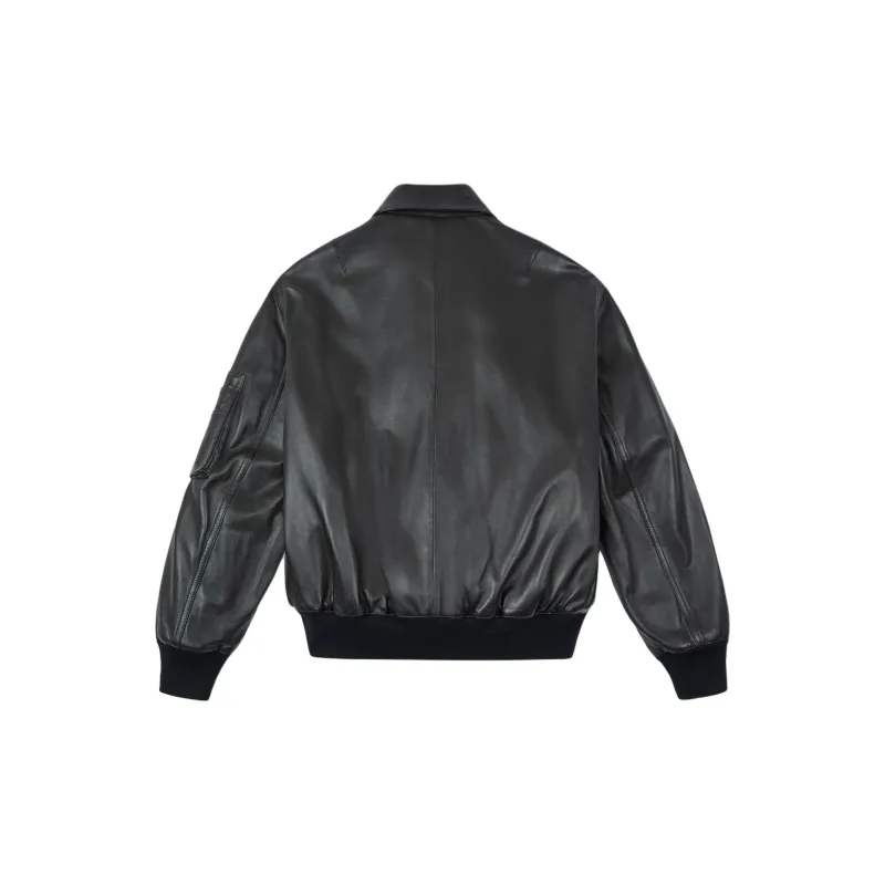 KENZO FW24 Leather Jacket Men's Black-1