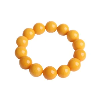 POSILAN Amber Beeswax Bracelets Unisex