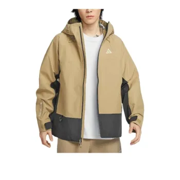 Nike ACG STORM FIT ADV Outdoor Hiking Waterproof And Windproof Windbreaker Jacket Unisex Apricot Tea Brown