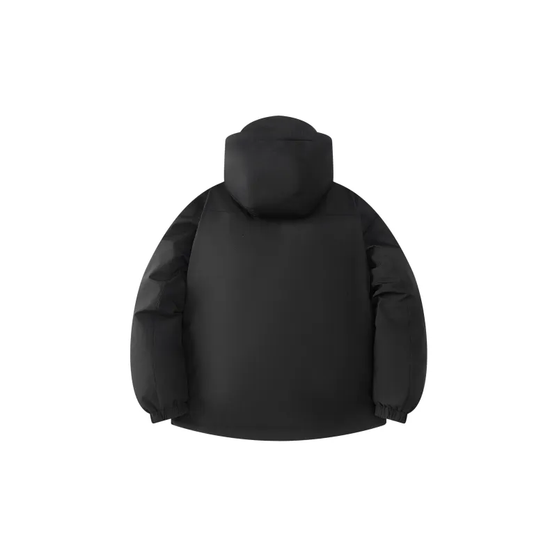 Kawasaki Down Jacket Unisex Pure Black-1