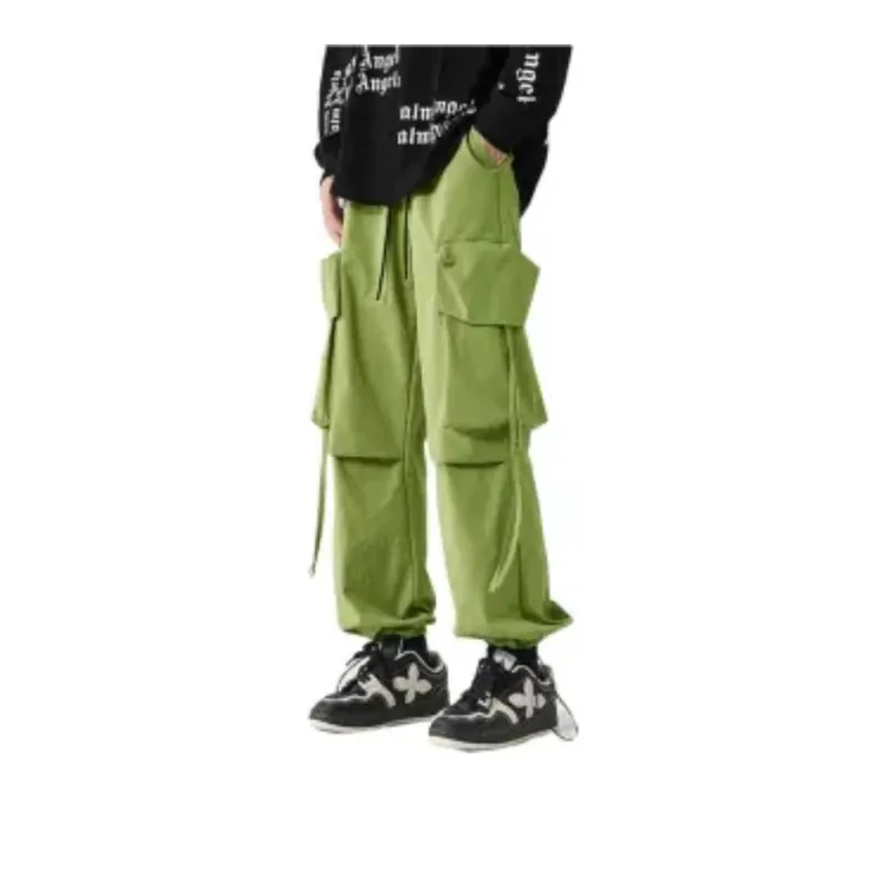PAINT STAIN Casual Pants Unisex Green-21