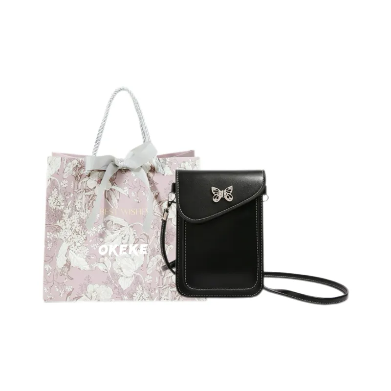 OKEKE PU Crossbody Bag Shoulder Bag Regular Women's White/Black/Pink/Red/Blue/Green-4