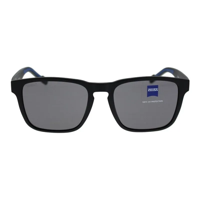 ZEISS Acetate Square Sunglasses Men's Black-1