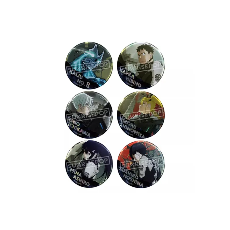 SUNRISEPOP Kaiju No. 8 Kako Kafka Badges-0