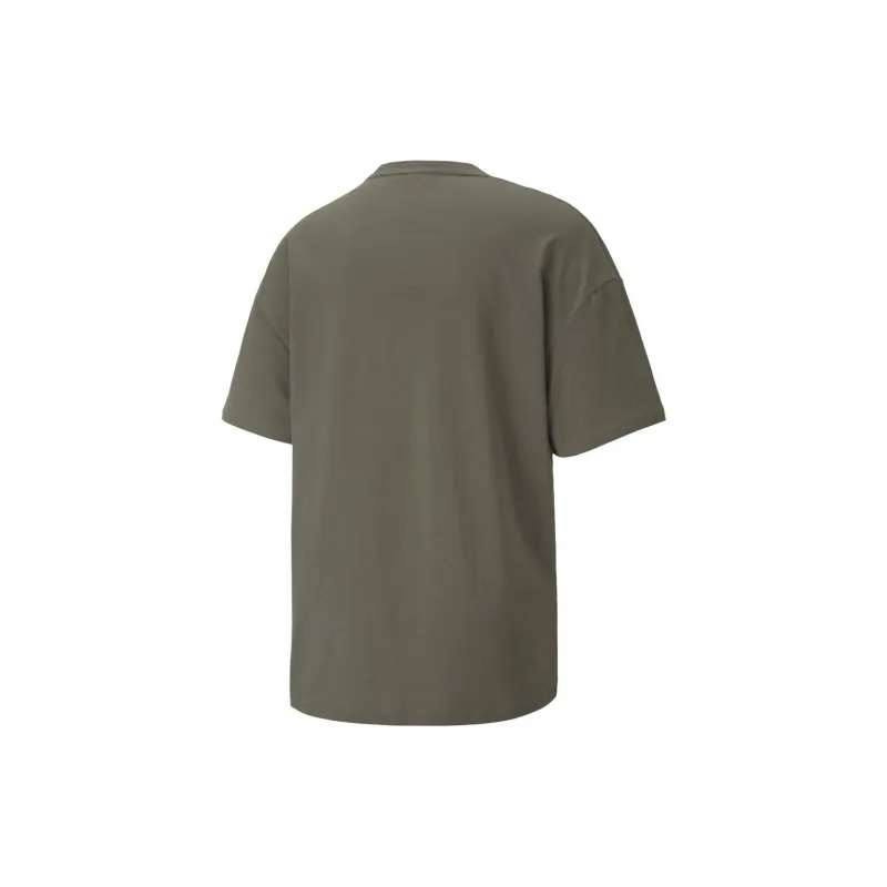 PUMA T Shirts Men Olive-1