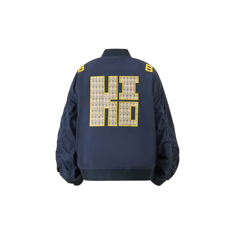 FOASIS Puffer Jacket Unisex Navy Blue-5