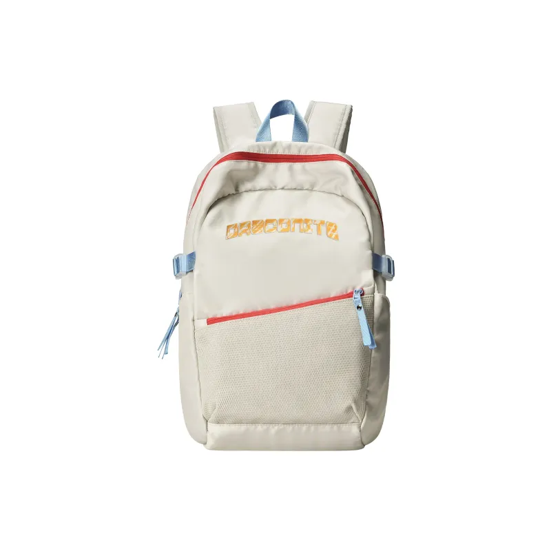 DRACONITE Polyester Student Backpack Regular Unisex Khaki-3