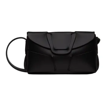 Hereu Calfskin Crossbody Bag Shoulder Bag Mini Women's Black