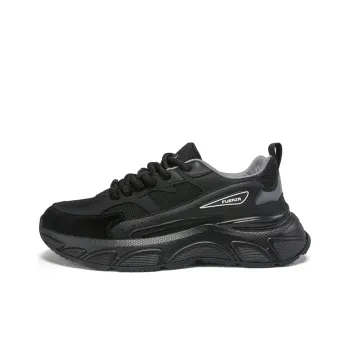 FUERZA Abrasion Resistant Low Top Running Shoes Men's Black